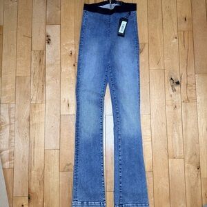 RtA Jeans Denim Jeans Lais Pant Fitted Pacific Coast Blue Women's Size XS